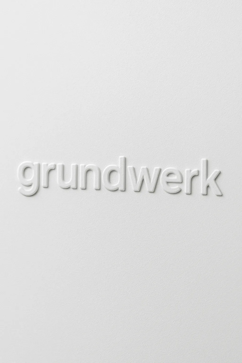 grundwerk lettering