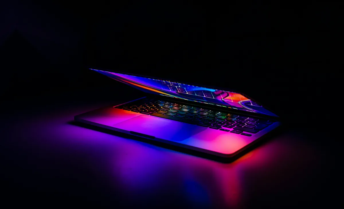 colorful laptop